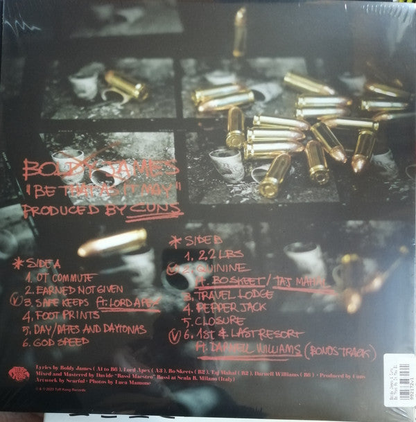 Boldy James and Cuns - Be That As It May vinyl tracklist