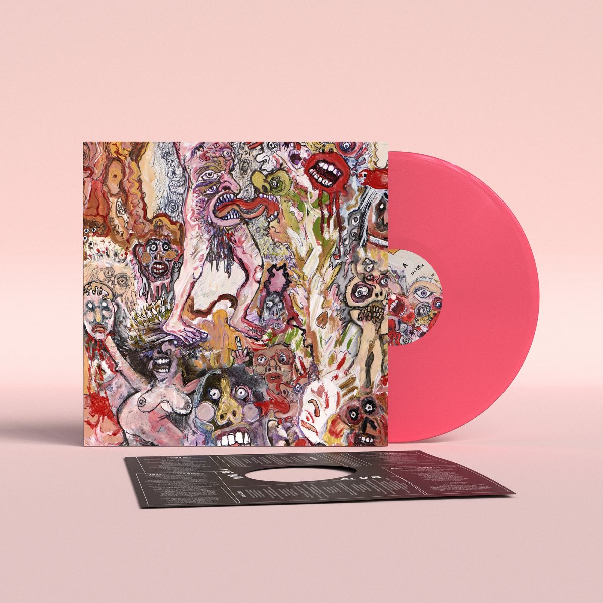 The Bug Club - Very Human Features pink vinyl loser edition lp