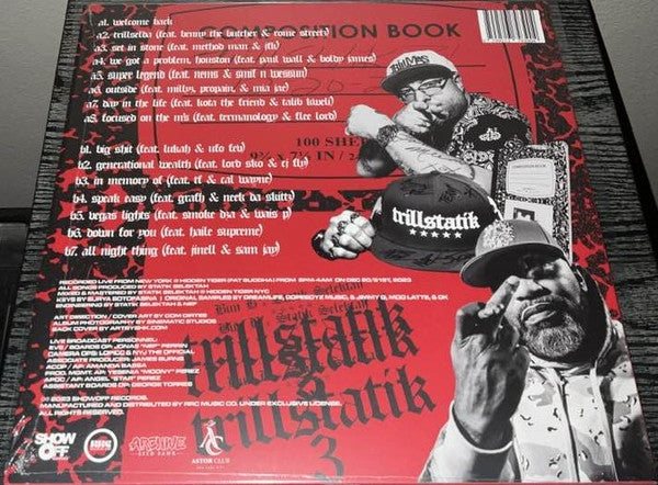 Bun B and Statik Selektah - Trillstatik 3 vinyl tracklist