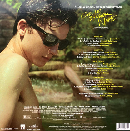 Call Me By Your Name - Original Soundtrack double album tracklist