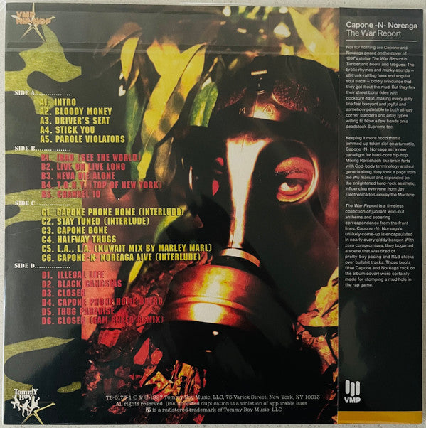 Capone -N- Noreaga - The War Report vinyl me please album tracklist