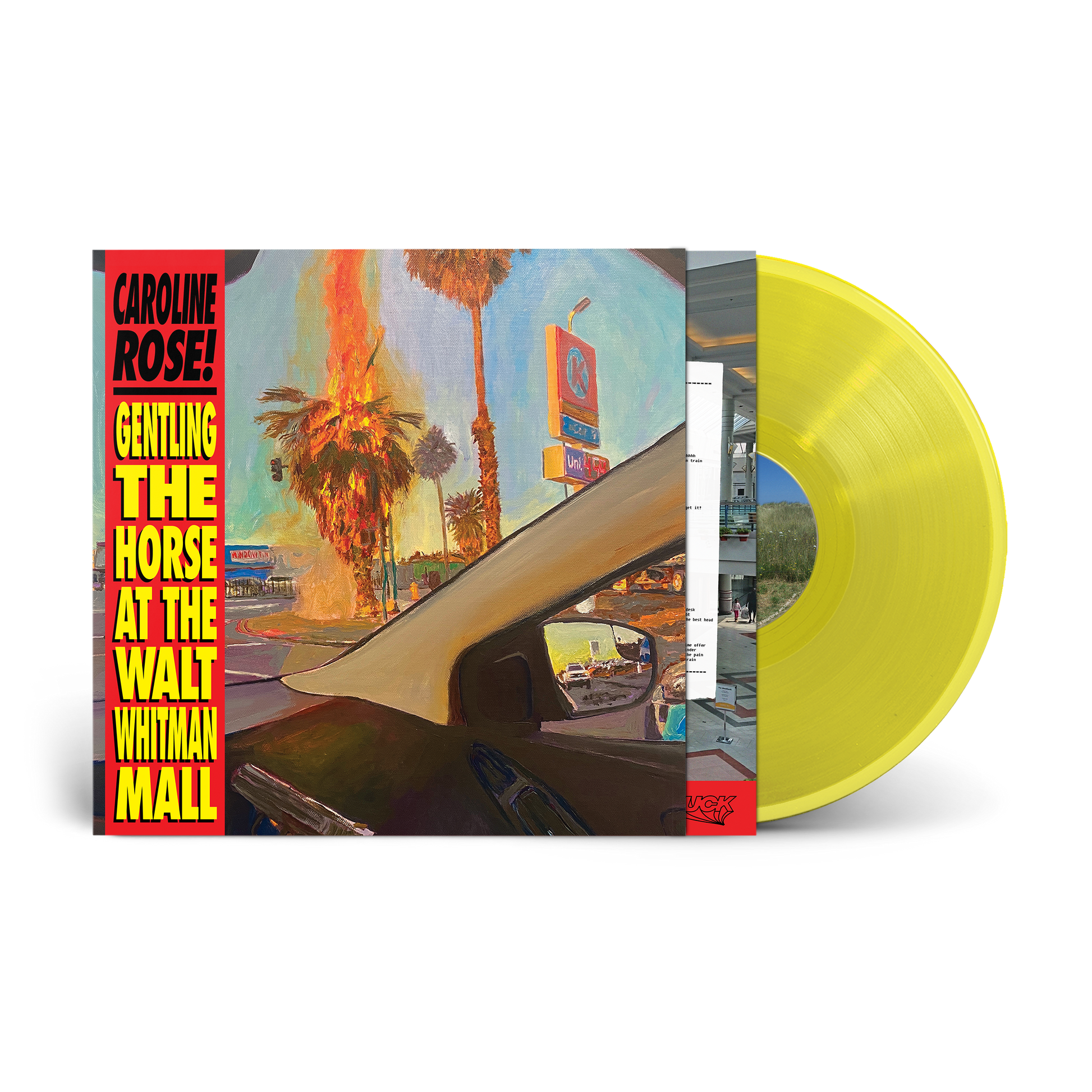 Caroline Rose - Gentling the Horse at the Walt Whitman Mall - potato chip yellow vinyl