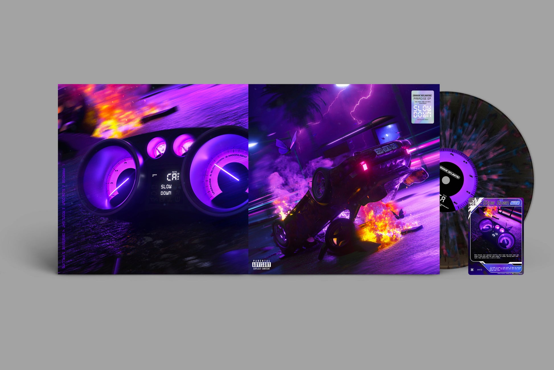 Chase Atlantic - Paradise black pink and blue vinyl