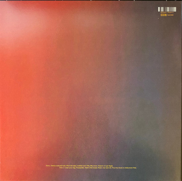 Cocteau Twins Heaven or Las Vegas album back cover