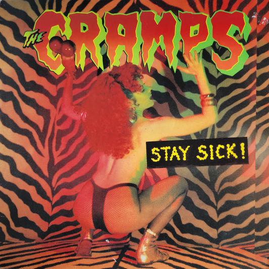 Cramps stay sick - clear with black melt vinyl LP