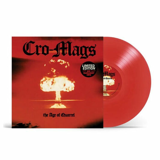 Cro-Mags -  The Age of Quarrel red vinyl LP reissue