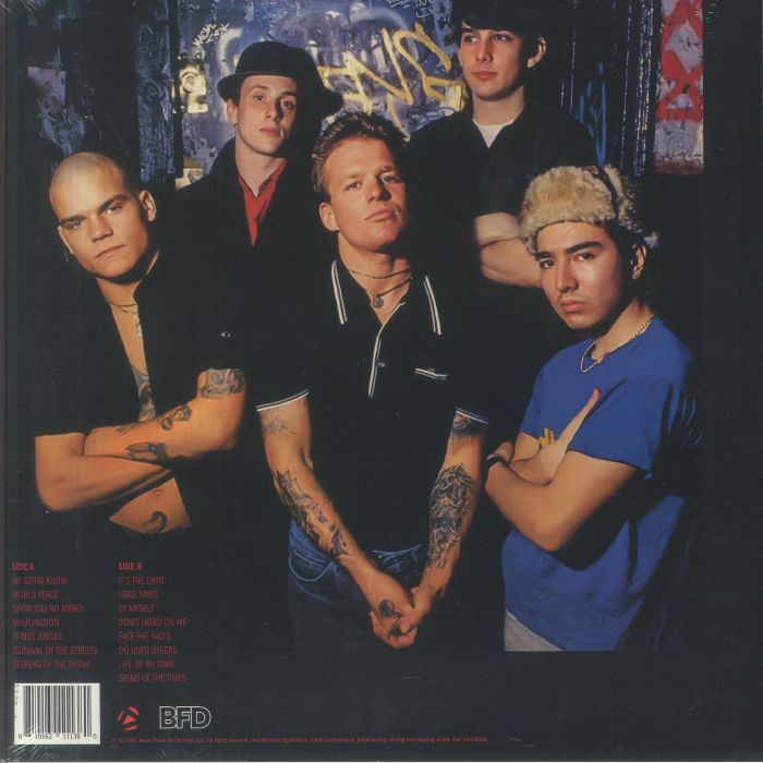 Cro-Mags -  The Age of Quarrel red vinyl LP reissue tracklist