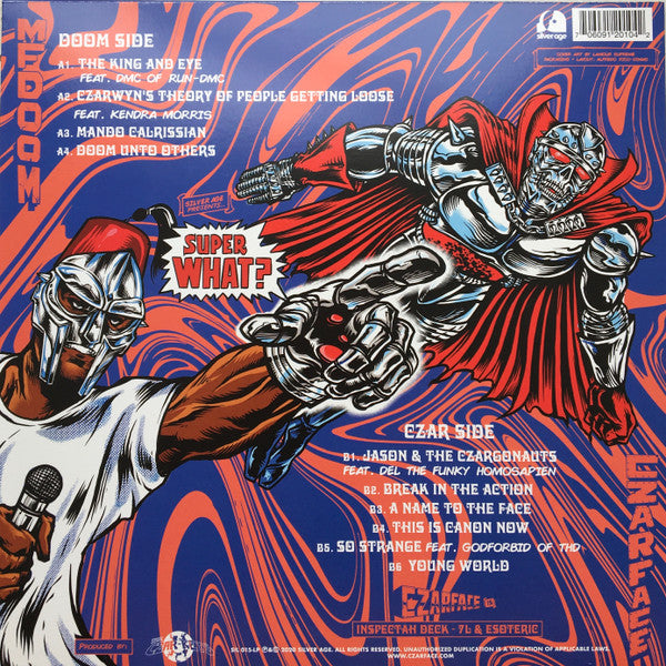 Czarface and MF Doom - Super What? vinyl album tracklist