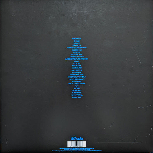 Daft Punk - Alive 2007 double vinyl LP tracklist