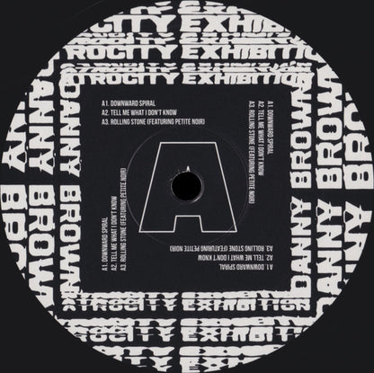Danny Brown - Atrocity Exhibition vinyl LP label