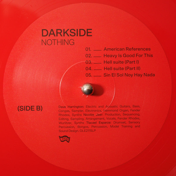 Darkside Nothing red vinyl