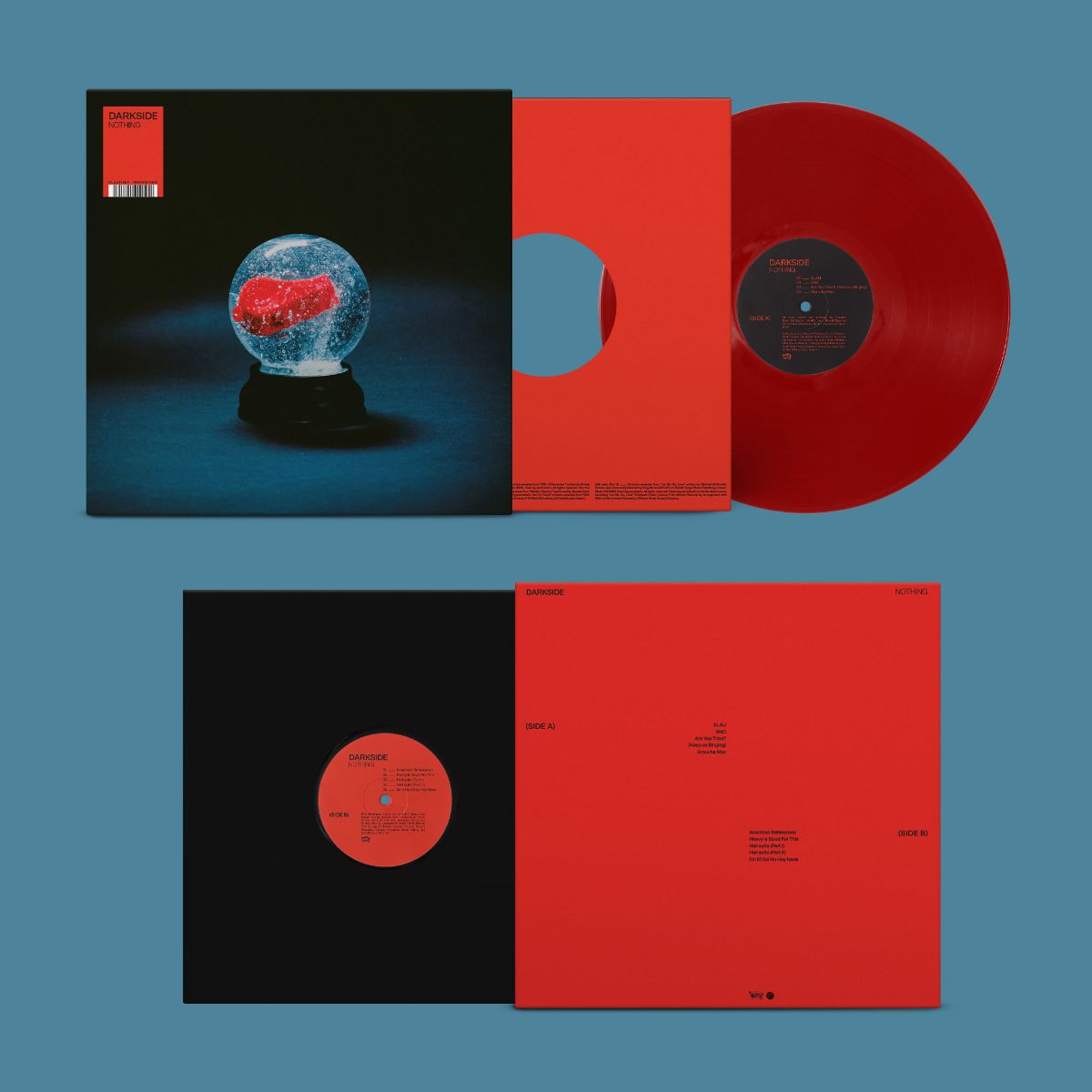 Darkside Nothing red vinyl album