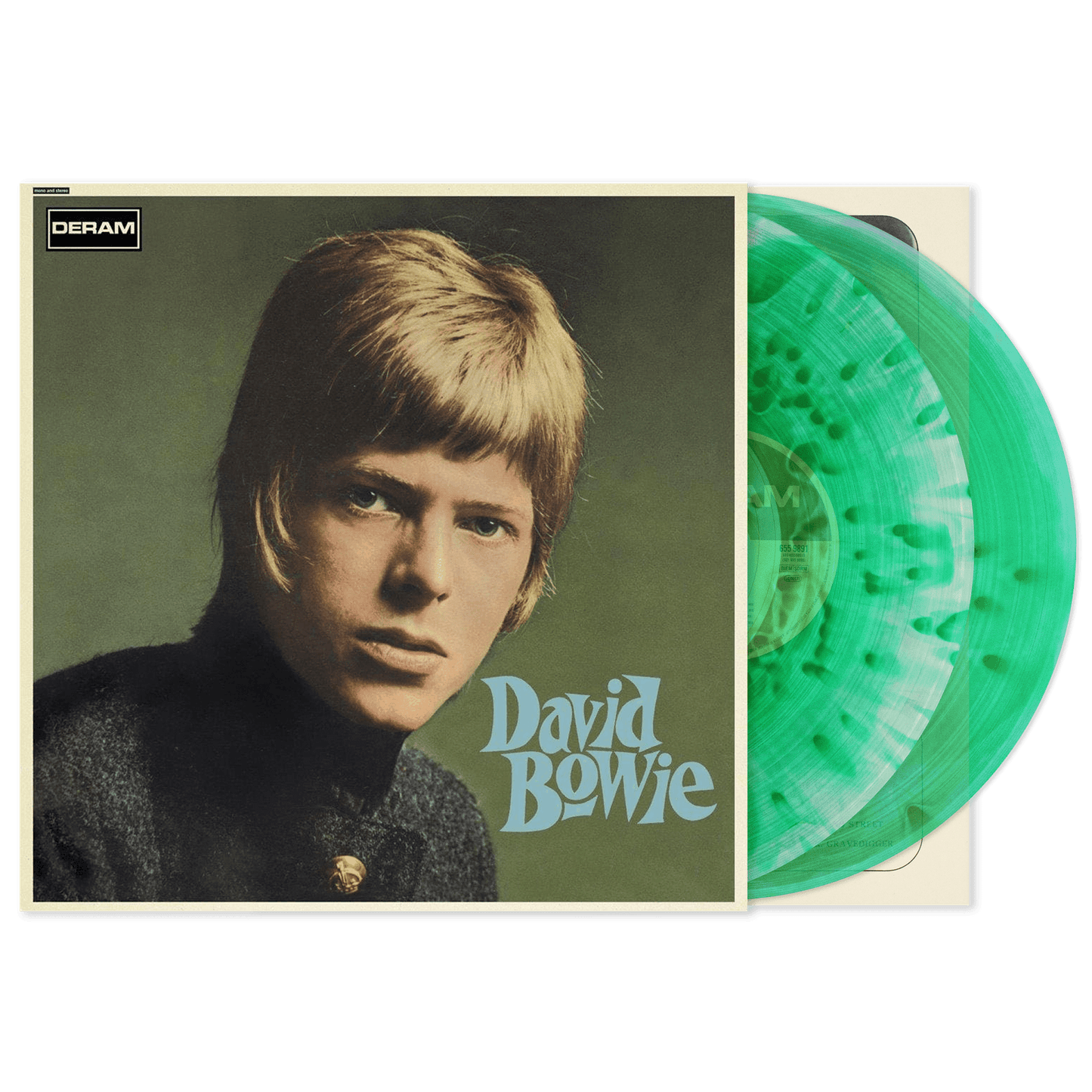David Bowie - David Bowie (Deluxe Edition) cloudy green double vinyl LP