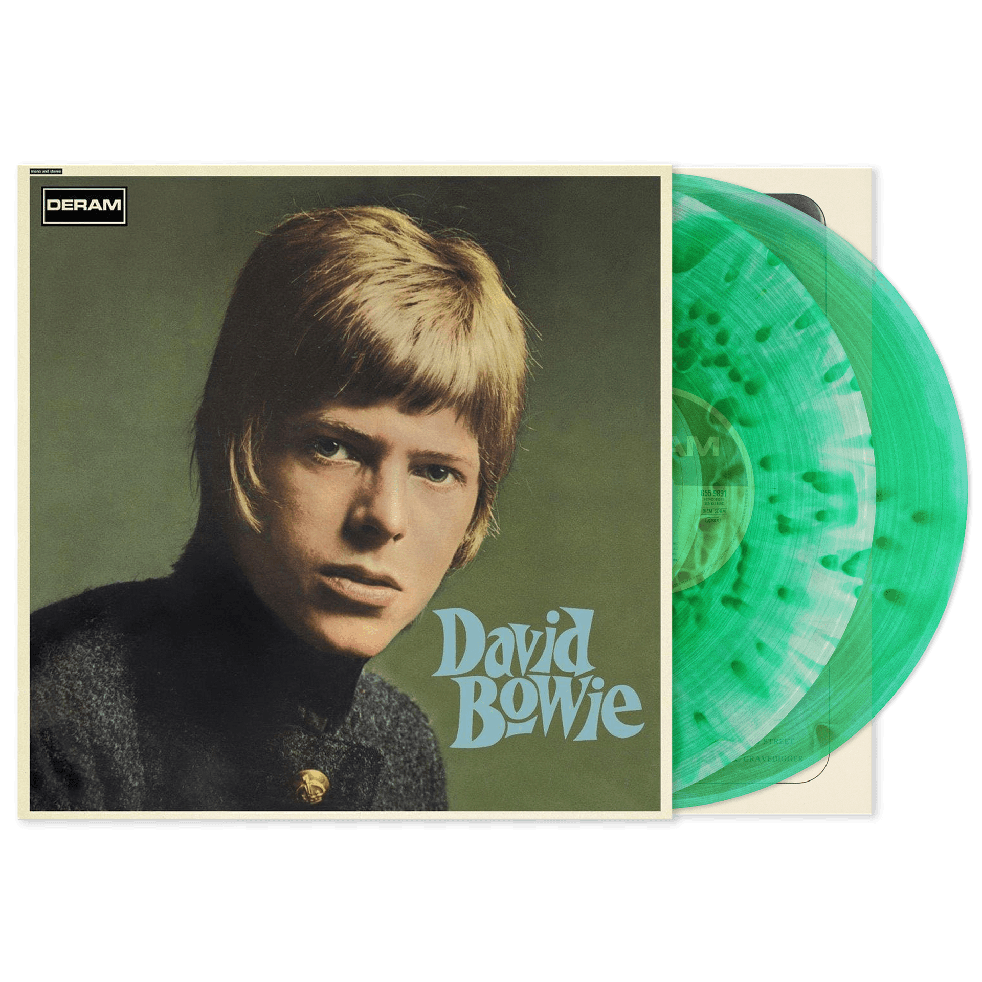 David Bowie - David Bowie (Deluxe Edition) cloudy green double vinyl LP
