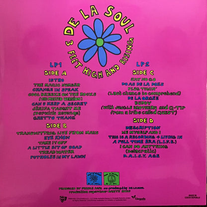 De La Soul - 3 Feet High And Rising vinyl tracklist