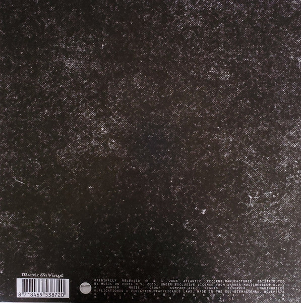 Death Cab for Cutie - Narrow Stairs vinyl LP back cover