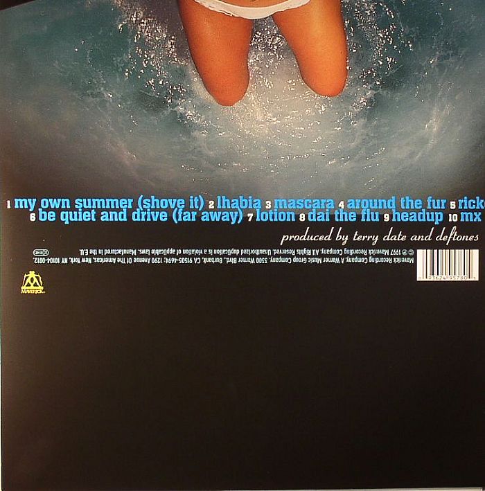 Deftones - Around the Fur vinyl LP tracklist
