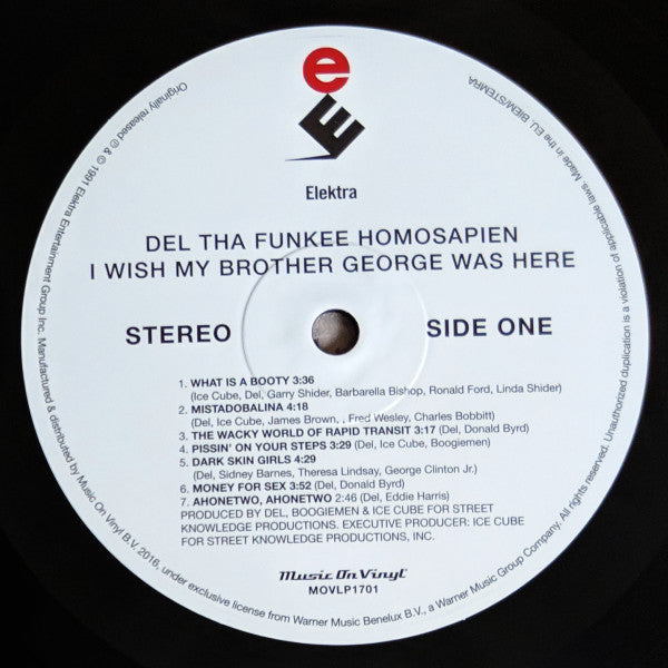 Del tha Funkee Homosapien - I Wish My Brother George Was Here black music on vinyl reissue