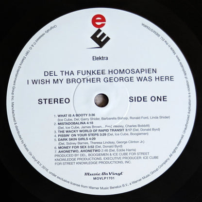 Del tha Funkee Homosapien - I Wish My Brother George Was Here black music on vinyl reissue