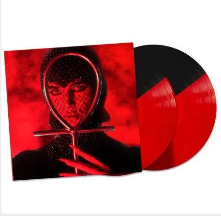Desire Escape double vinyl LP black and red split