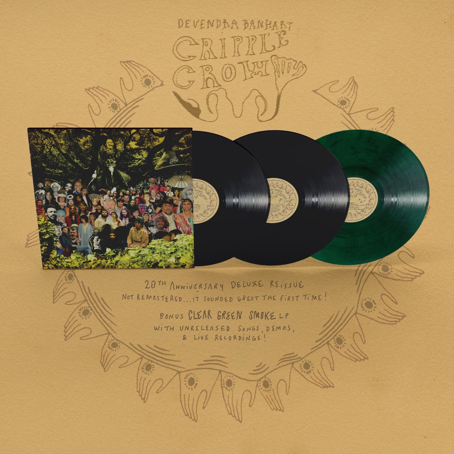 Devendra Banhart - Cripple Crow triple vinyl LP reissue