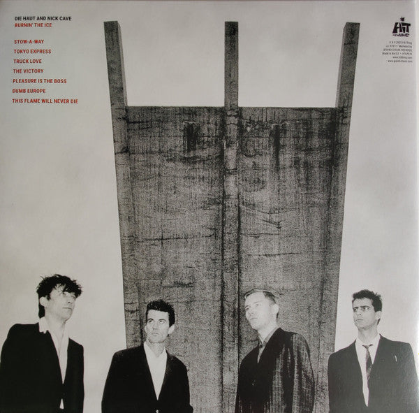 Die Haut and Nick Cave - Burnin the Ice vinyl LP tracklist