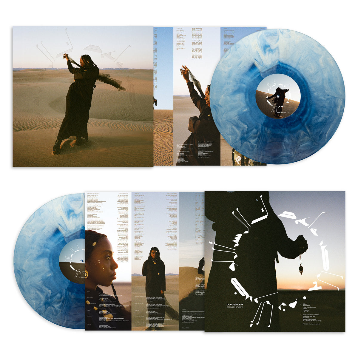 Dua Saleh - Of Earth and Wires blue sapphire vinyl LP