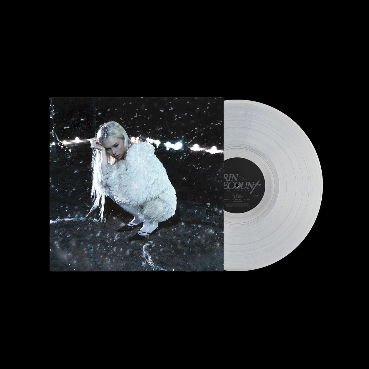 Erin LeCount Pareidolia transparent glitter vinyl