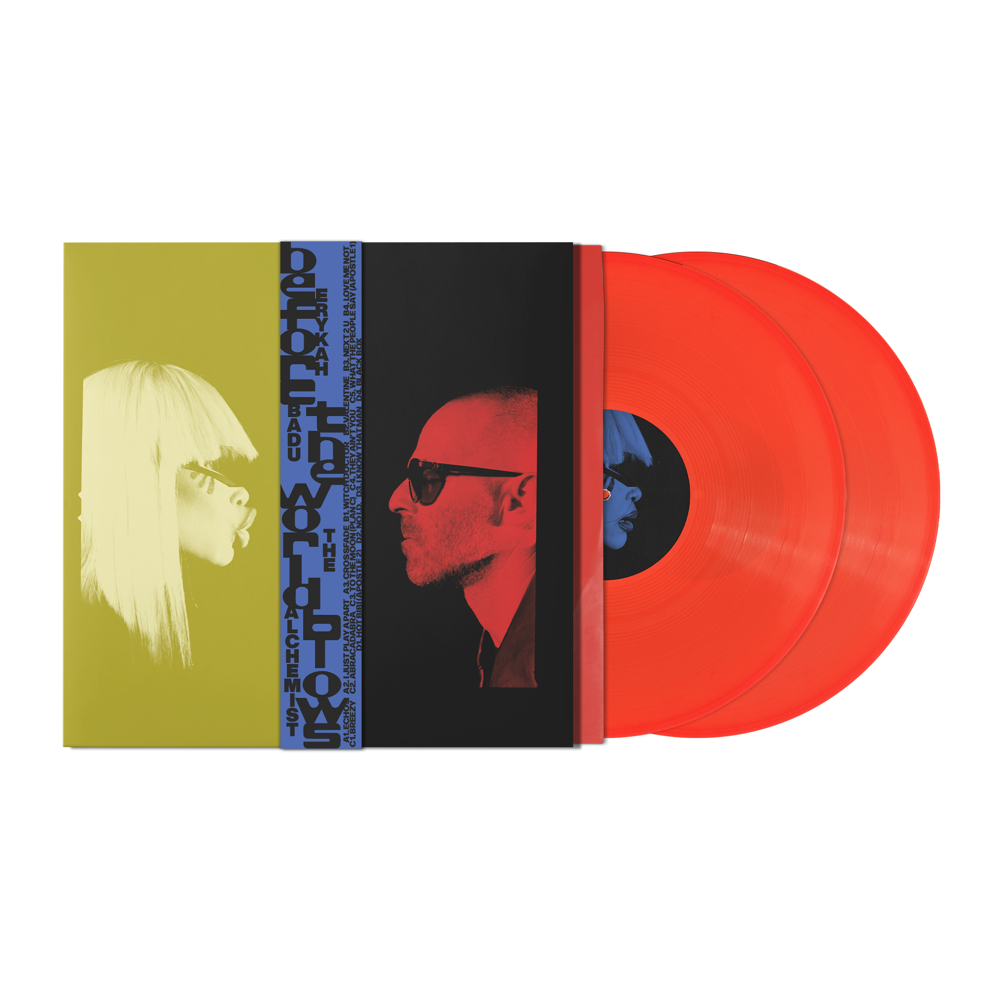 Erykah Badu & The Alchemist - Before the World Blows - Neon orange vinyl 2LP