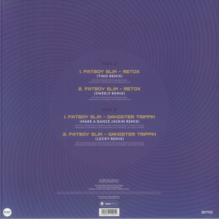 Fatboy Slim - Acid Ballroom 12 inch vinyl tracklist