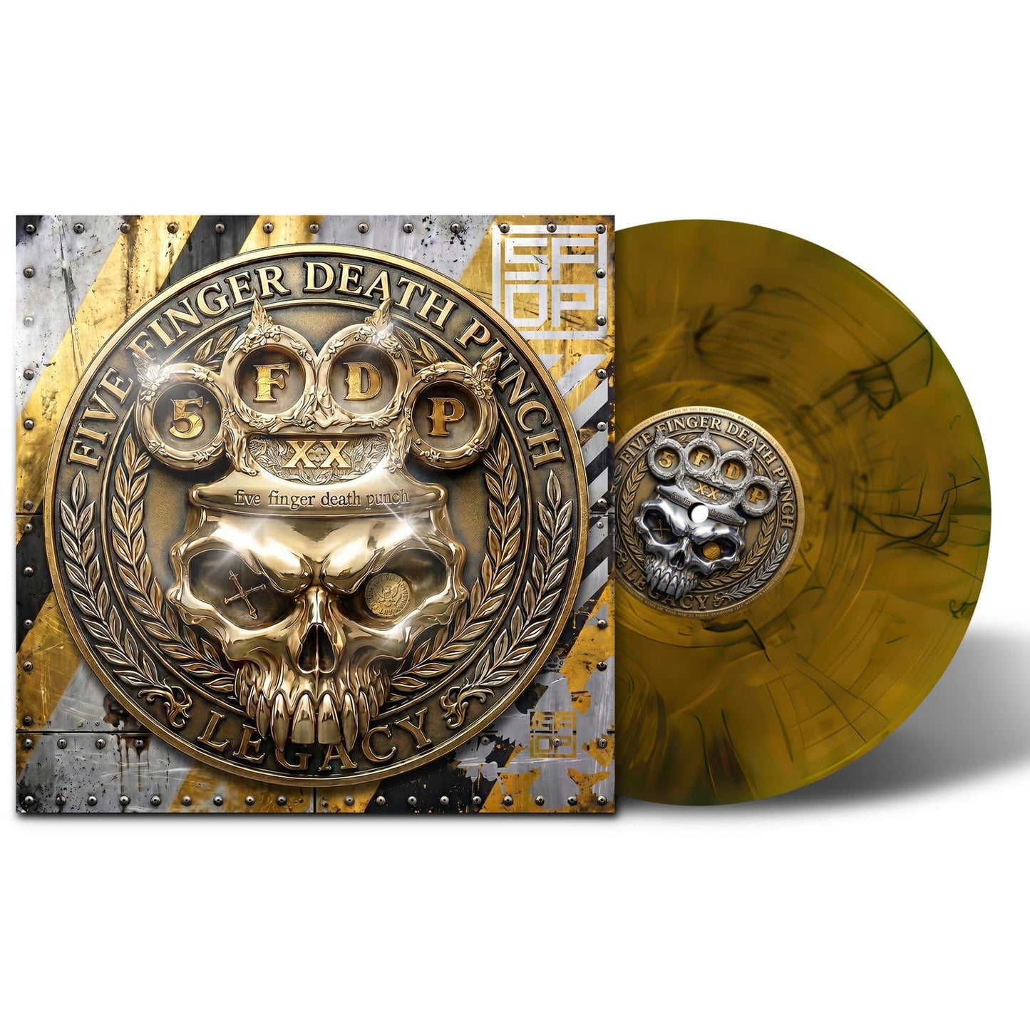 Five Finger Death Punch - Legacy - amber wave vinyl LP