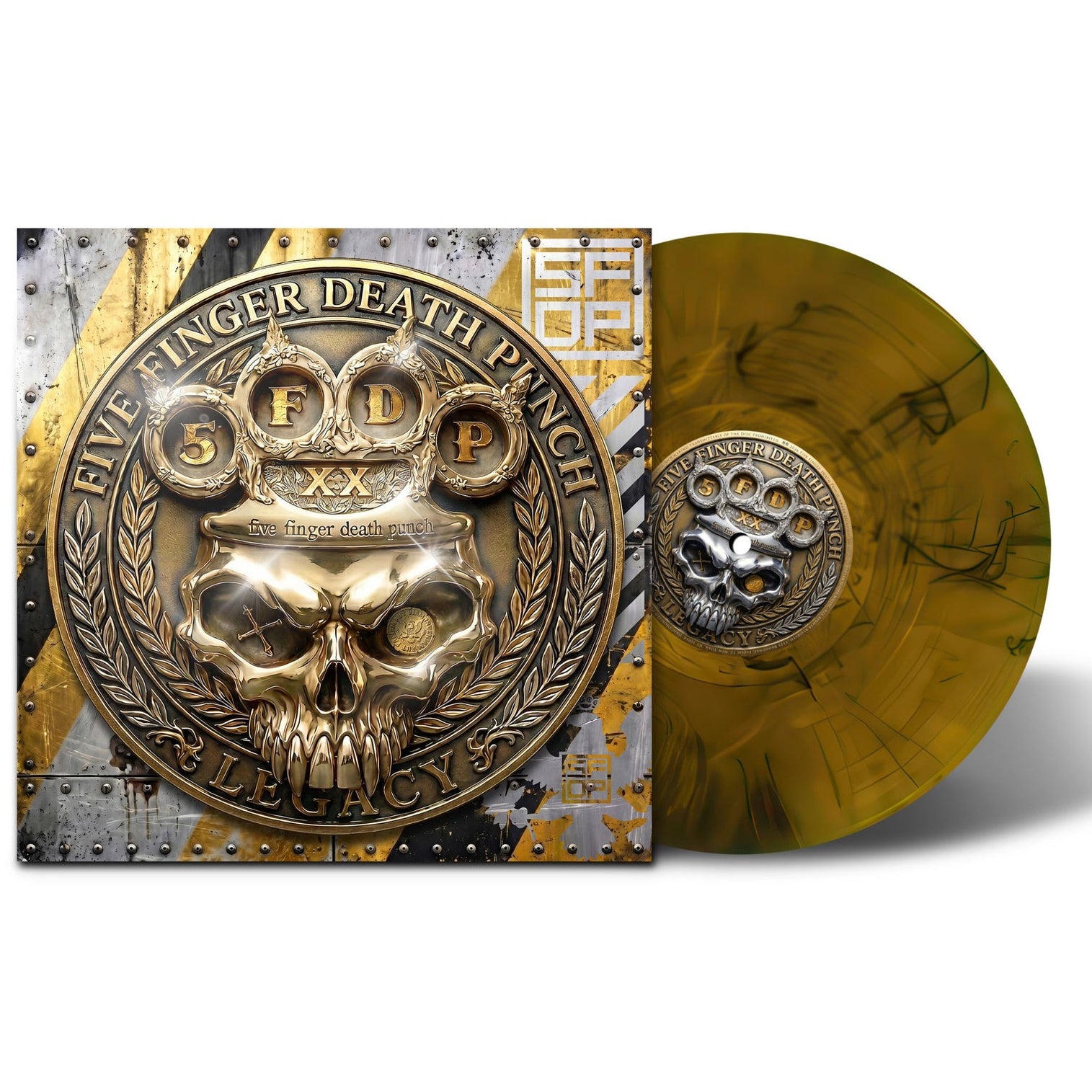 Five Finger Death Punch - Legacy - amber wave vinyl LP