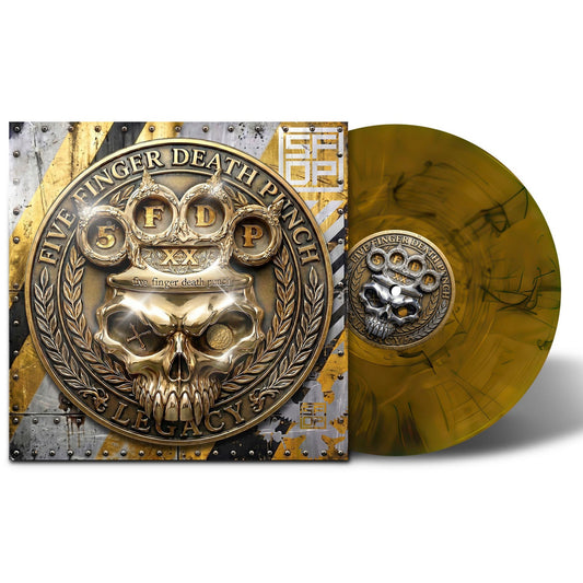 Five Finger Death Punch - Legacy - amber wave vinyl LP