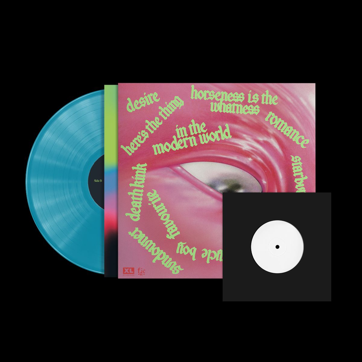 Fontaines D.C. - Romance Deluxe blue vinyl LP with 7 inch tracklist