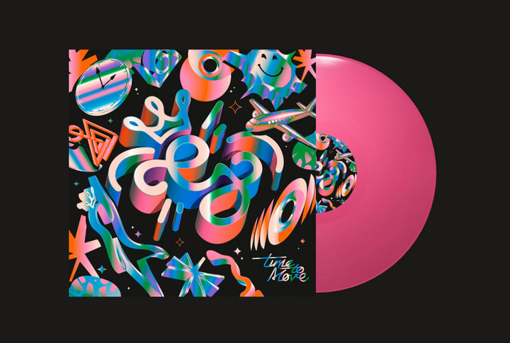 Gardna - Time to Move pink vinyl Lp
