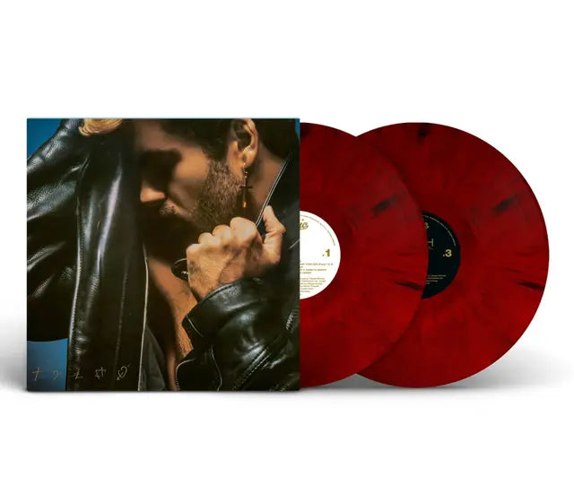 George Michael - Faith black and red marble double vinyl LP