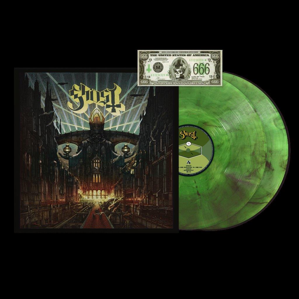 Ghost - Meliora Deluxe green smoke double vinyl LP