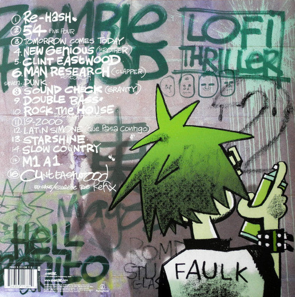 Gorillaz - Gorillaz vinyl LP tracklist