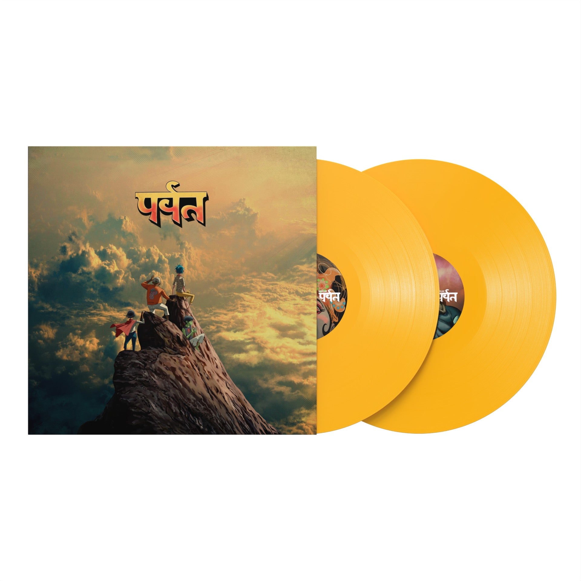 Gorillaz - The Mountain indies yellow double vinyl LP