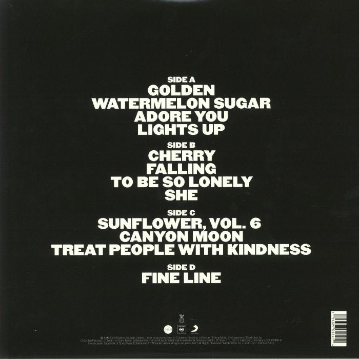 Harry Styles - Fine Line double vinyl LP tracklist