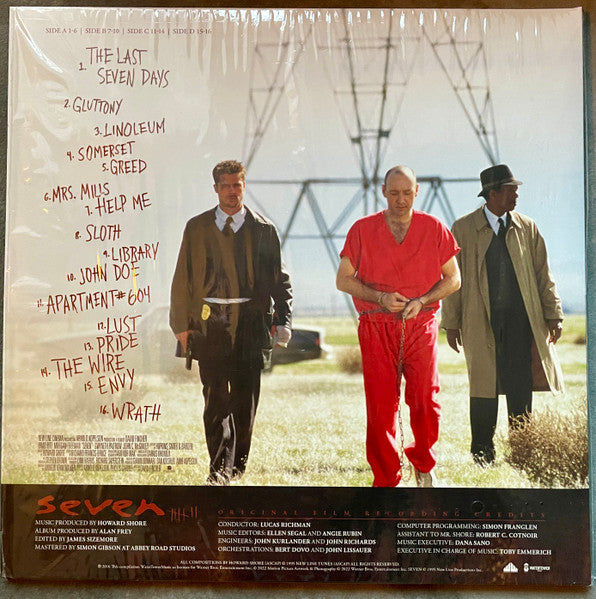 Howard Shore – Seven (Complete Original Score) double vinyl LP tracklist