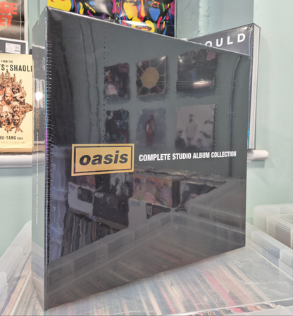 Oasis complete studio collection vinyl boxset cover