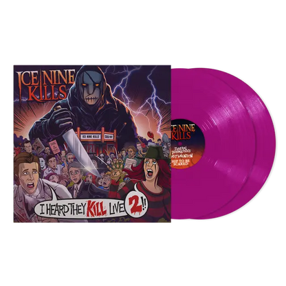 Ice Nine Kills - I Heard They KILL Live 2 violet double vinyl LP