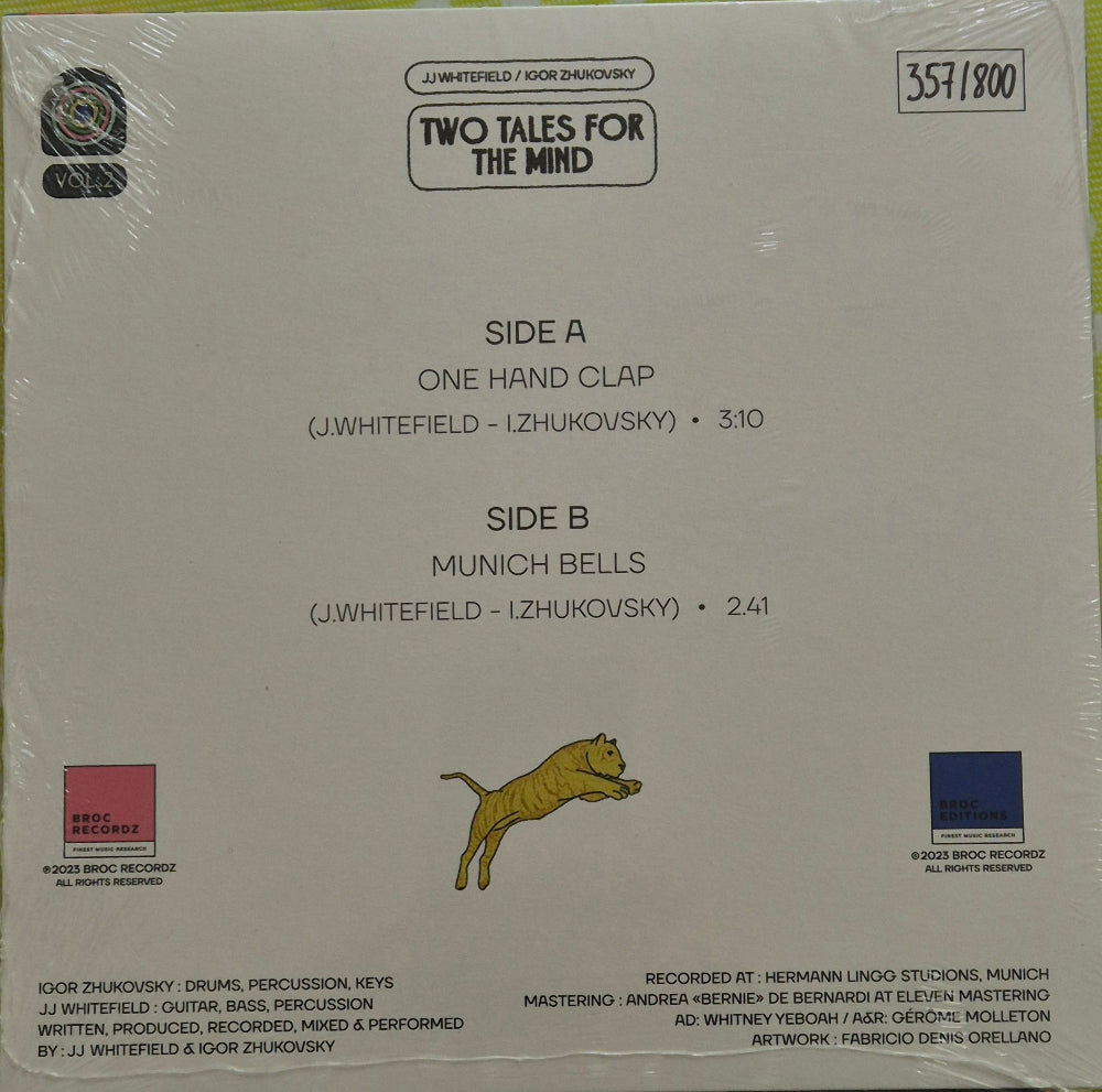 JJ Whitefield and Igor Zhukovsky - Two Tales For The Mind Vol. 2 7 inch tracklist
