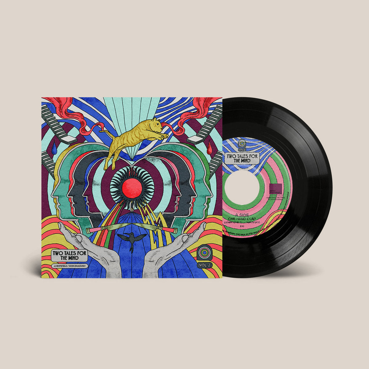 JJ Whitefield and Igor Zhukovsky - Two Tales For The Mind Vol. 2 7 inch black vinyl