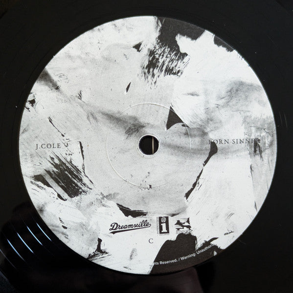 J Cole - Born Sinner black vinyl album