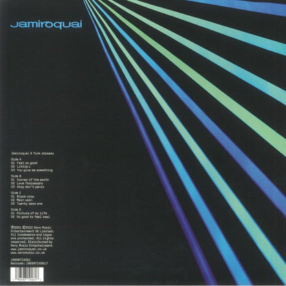 Jamiroquai - A Funk Odyssey vinyl LP tracklist