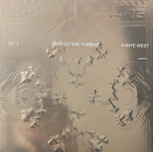 Jay Z and Kanye West - Watch the Throne vinyl foil cover