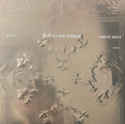 Jay Z and Kanye West - Watch the Throne vinyl foil cover