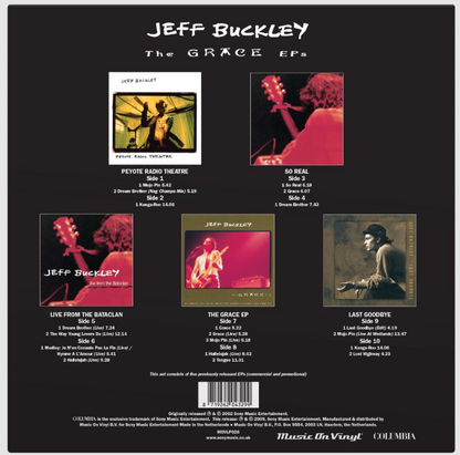 Jeff Buckley - Grace EPs vinyl boxset tracklist